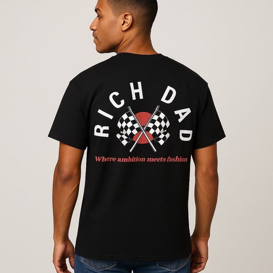 Rich Dad Racing Tee-Black